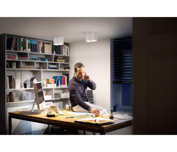Philips Hue White ambiance Kinkiet Pillar podwójny (biały) - 726813 - zdjęcie 4